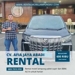 Rental Mobil Lampung CV Afia Jaya Abadi